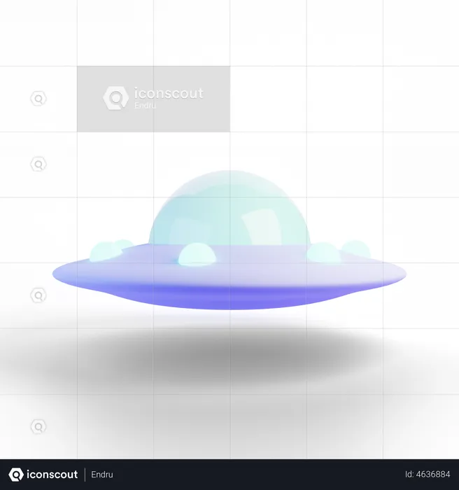 Ufo  3D Illustration