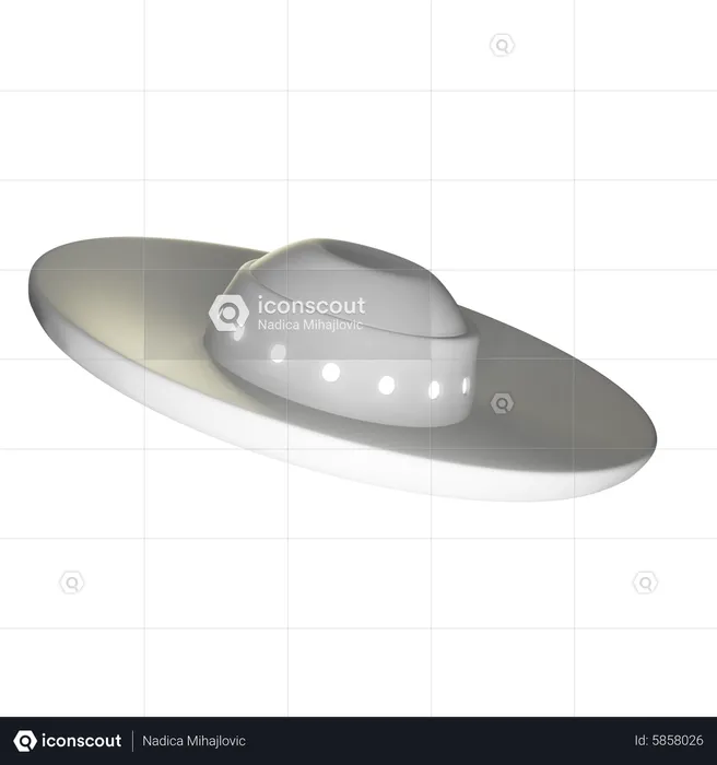 Ufo  3D Icon