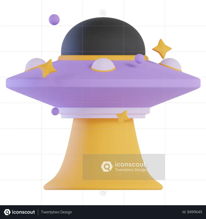 Ufo Abduction  3D Icon