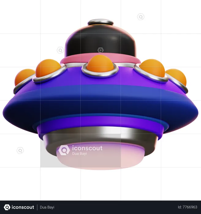 UFO SPACESHIP  3D Icon