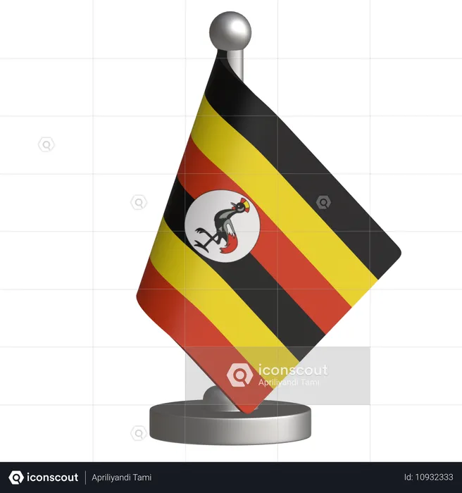 Uganda  3D Icon