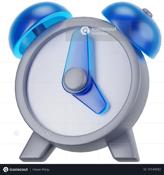 Uhr  3D Icon