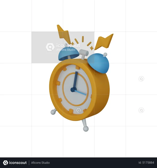 Uhr  3D Icon