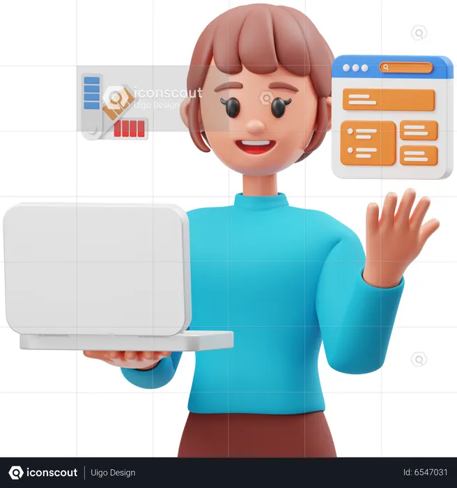 Ui Designer  3D Icon