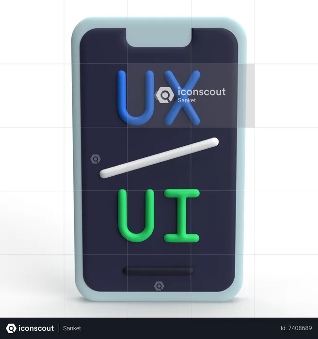 UI UX  3D Icon