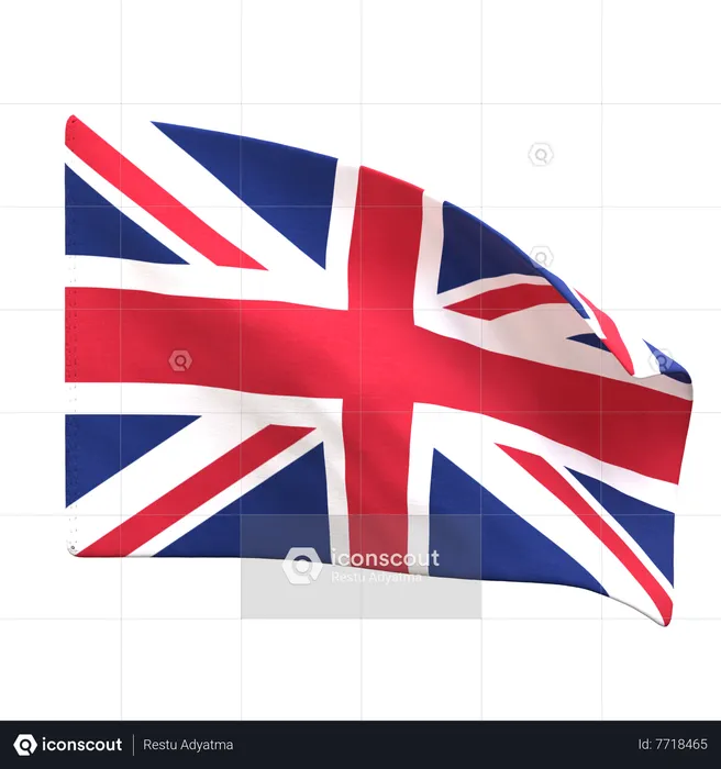 Uk Flag Flag 3D Icon
