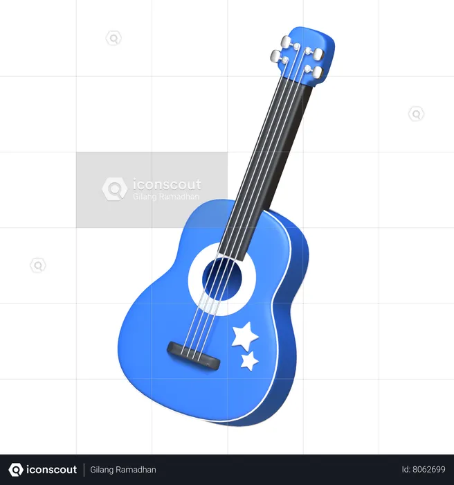 Ukulele  3D Icon