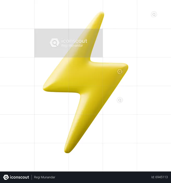 Rayo rápido  3D Icon