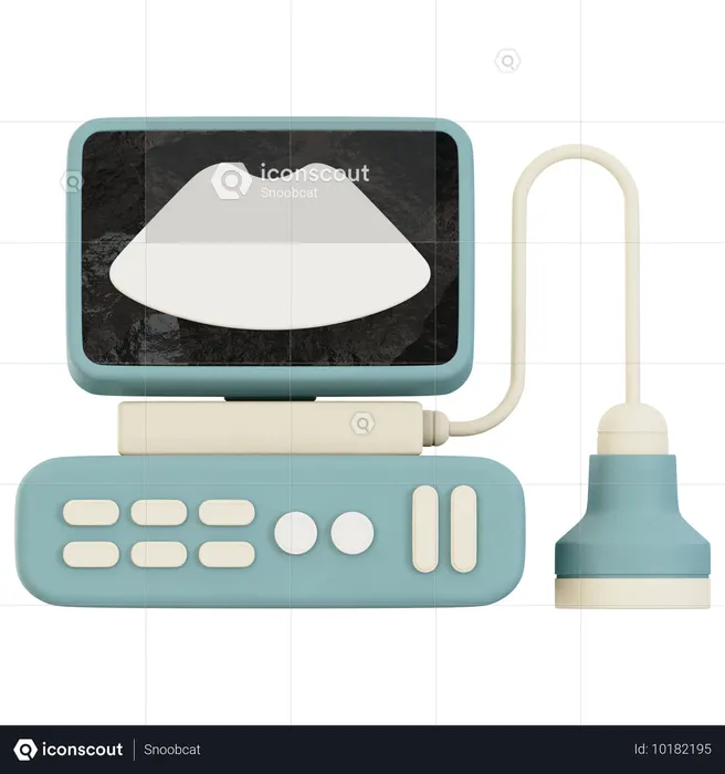 Ultraschall  3D Icon