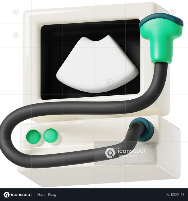 Ultrasonography  3D Icon