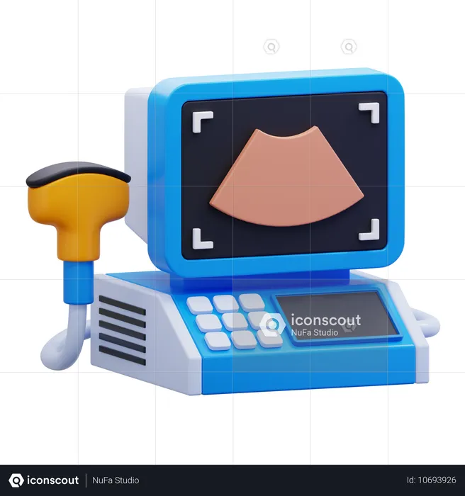 Ultrasound  3D Icon