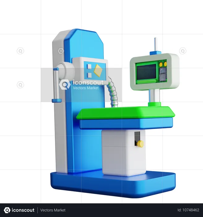 Ultrasound Machine  3D Icon