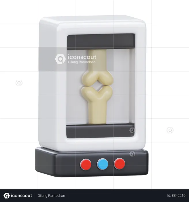 Ultrasound Machine  3D Icon