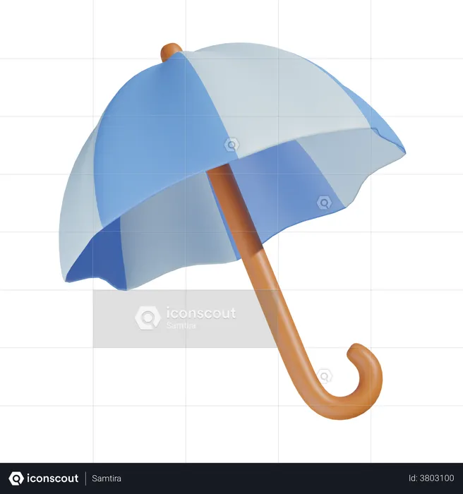 Umbrella  3D Illustration