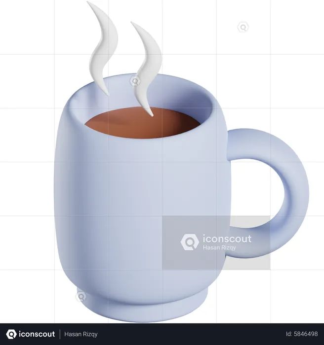 Una taza de chocolate  3D Icon