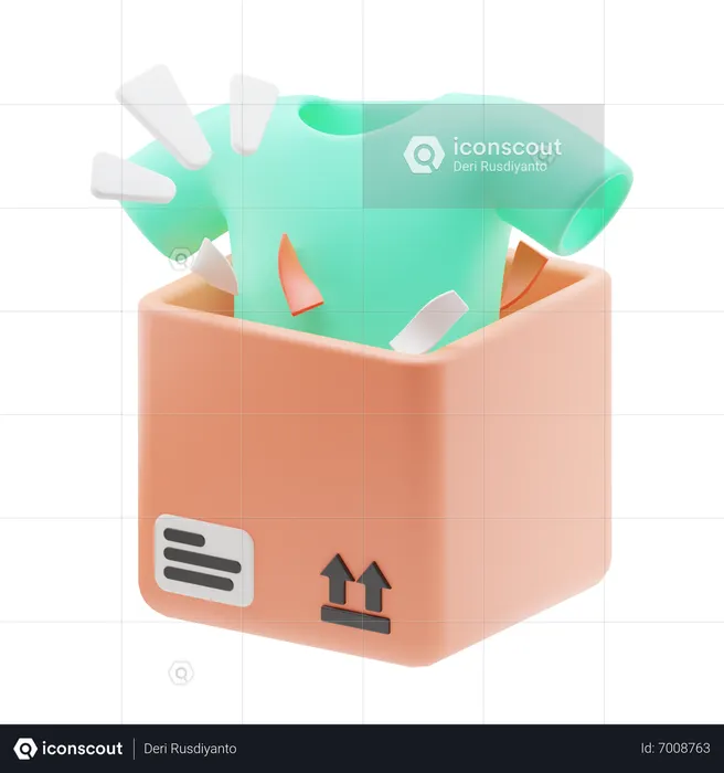Unboxing  3D Icon
