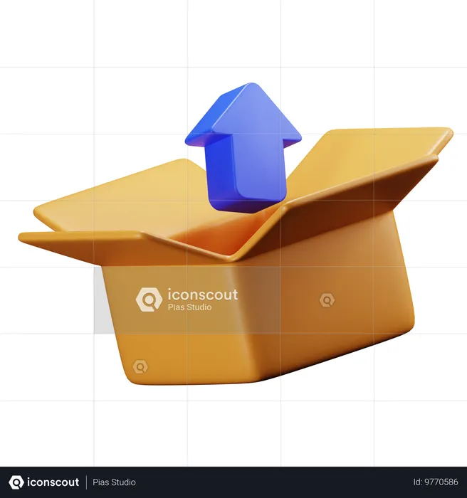 Unboxing  3D Icon