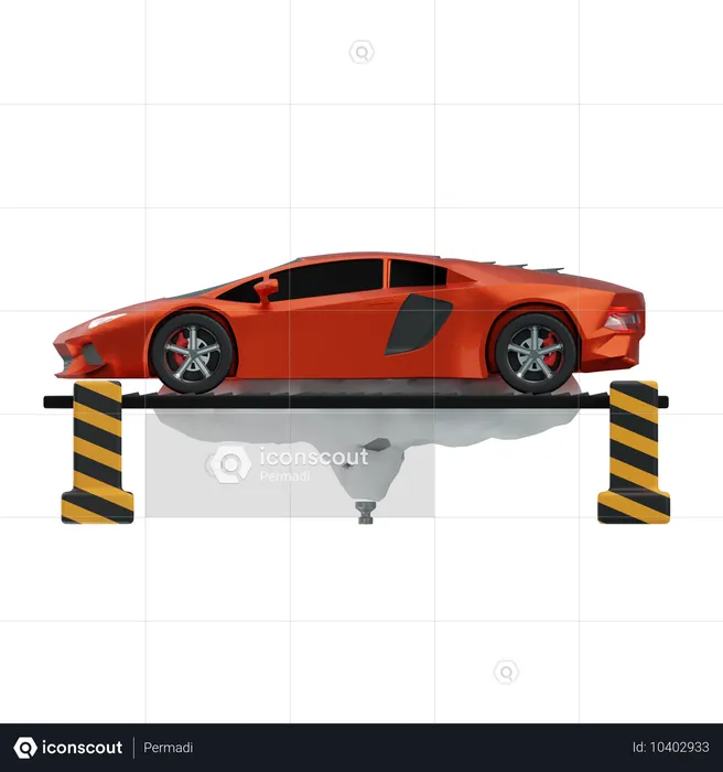 Undercarriage Wash  3D Icon