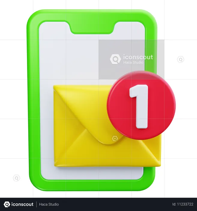 Ungelesene SMS  3D Icon