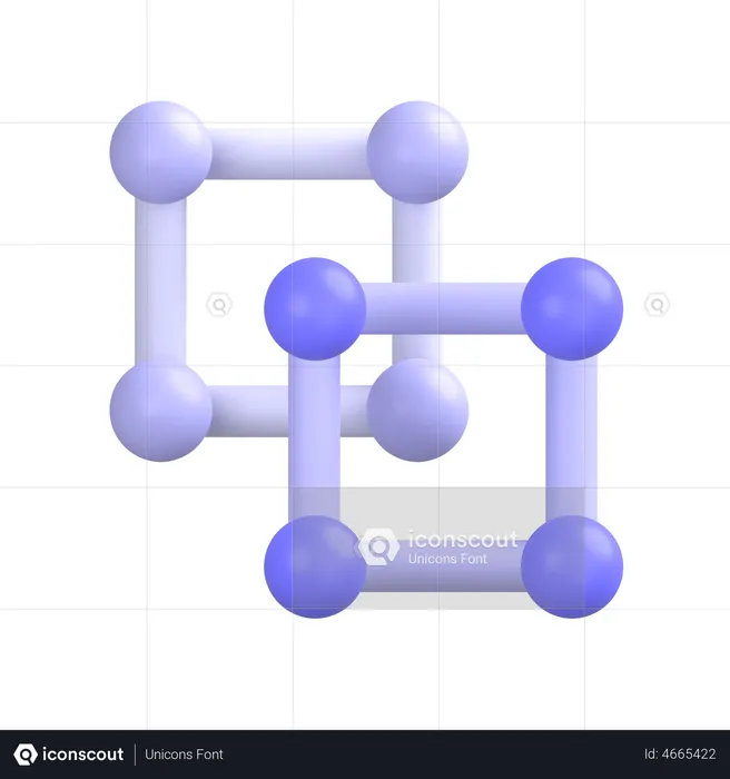 Ungroup  3D Icon