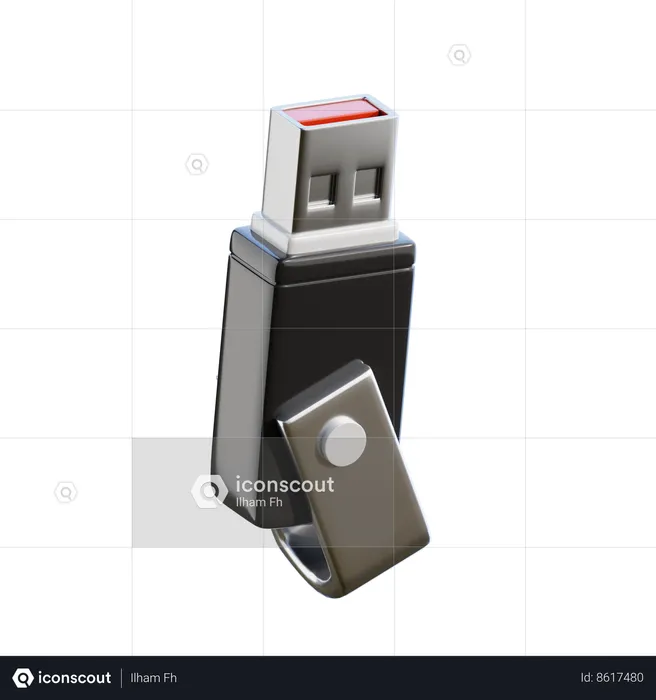 Unidad USB  3D Icon