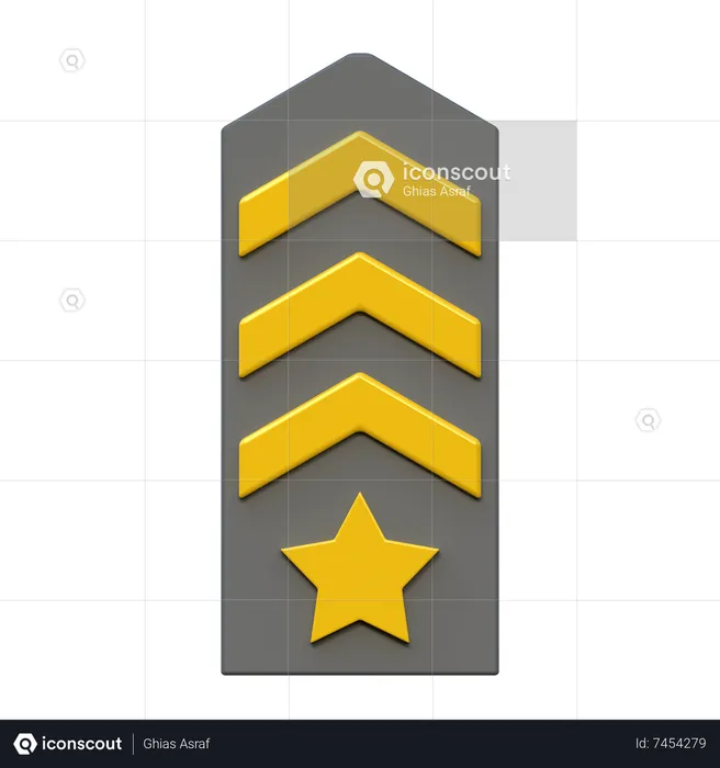 Uniform Patch  3D Icon