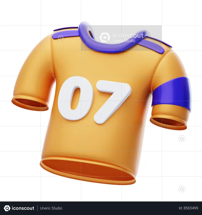 Uniforme de futebol  3D Icon