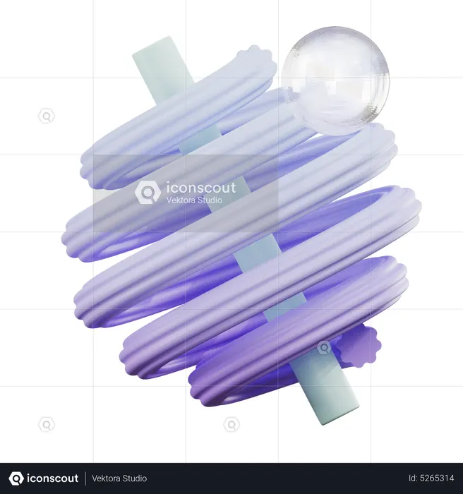 Unique Shape  3D Icon