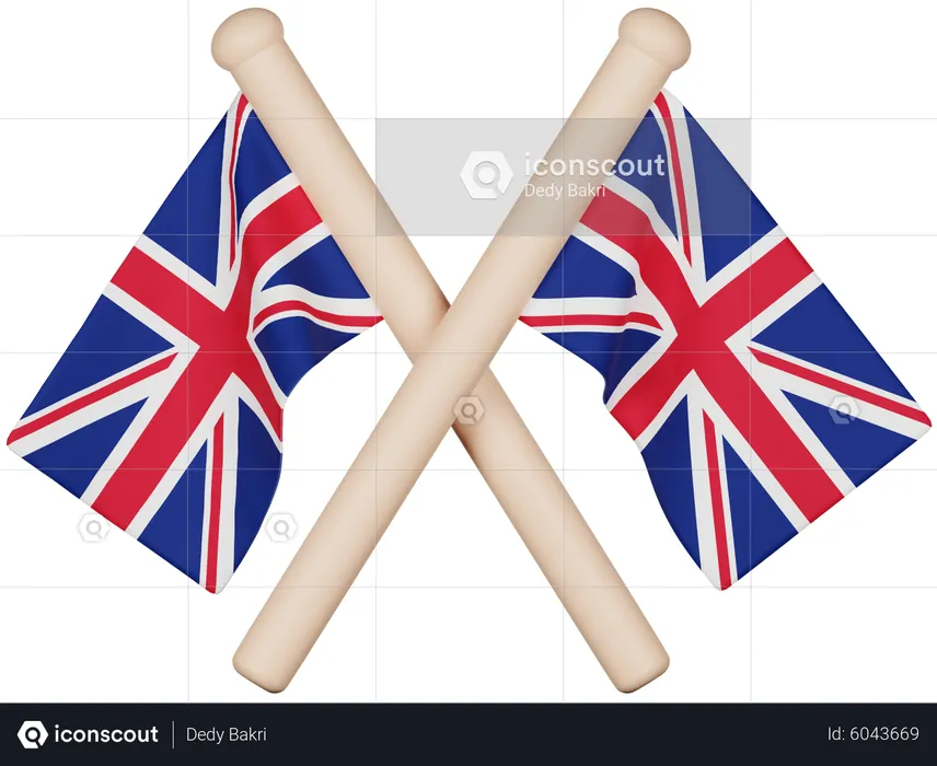 United Kindom Flag Flag 3D Icon