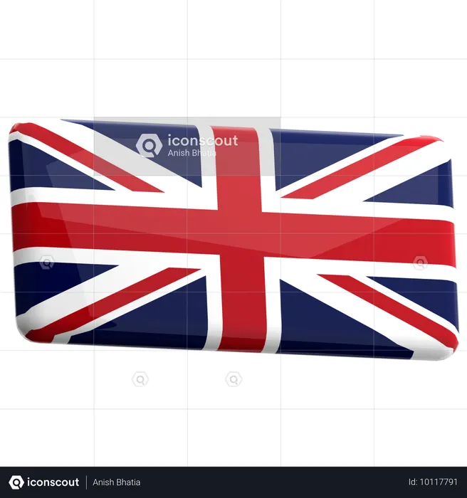 United kingdom Flag 3D Icon