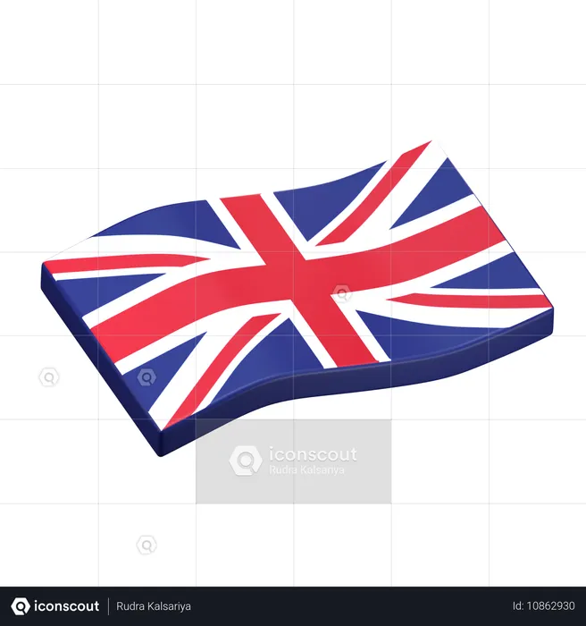 イギリス Flag 3D Icon