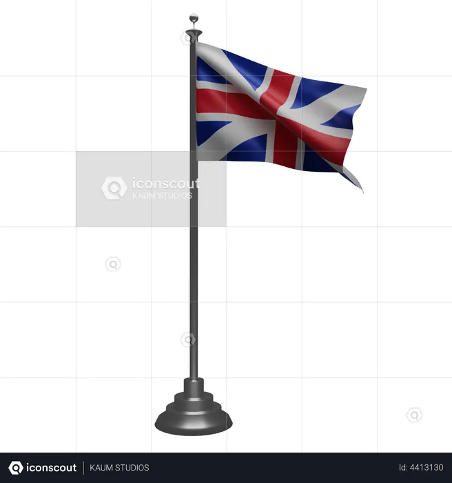 United Kingdom Flag  3D Illustration