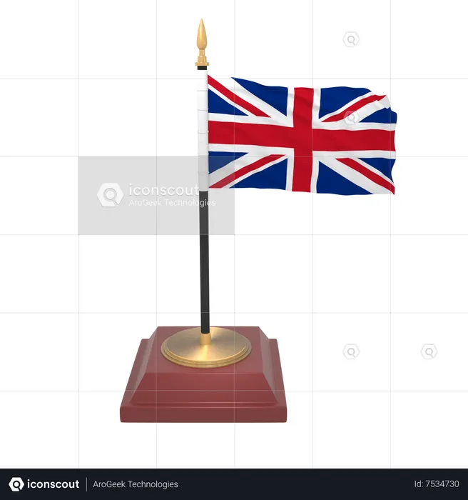 United Kingdom flag Flag 3D Icon