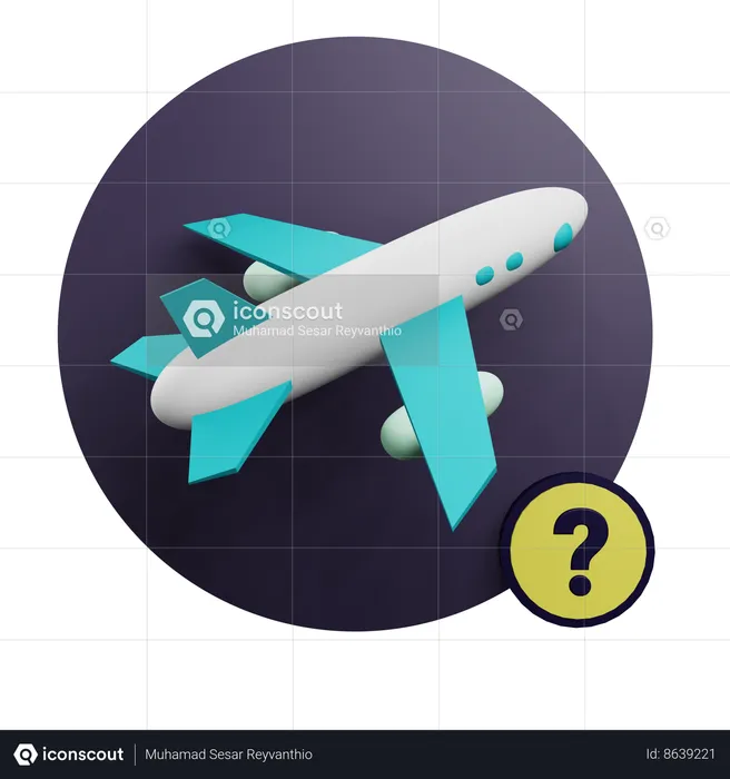 Unknow Flight  3D Icon