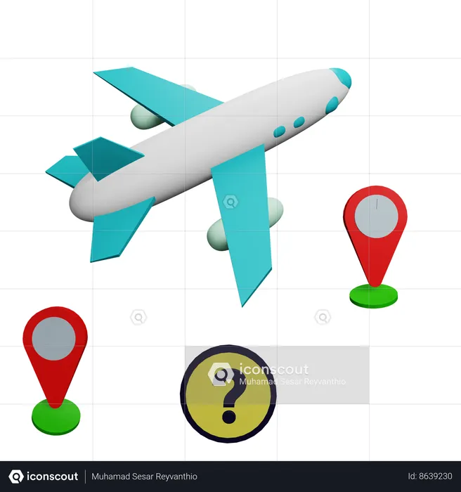 Unknown Location  3D Icon