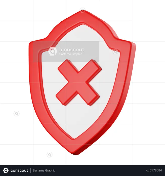 Premium Unsafe 3D Icon download in PNG, OBJ or Blend format