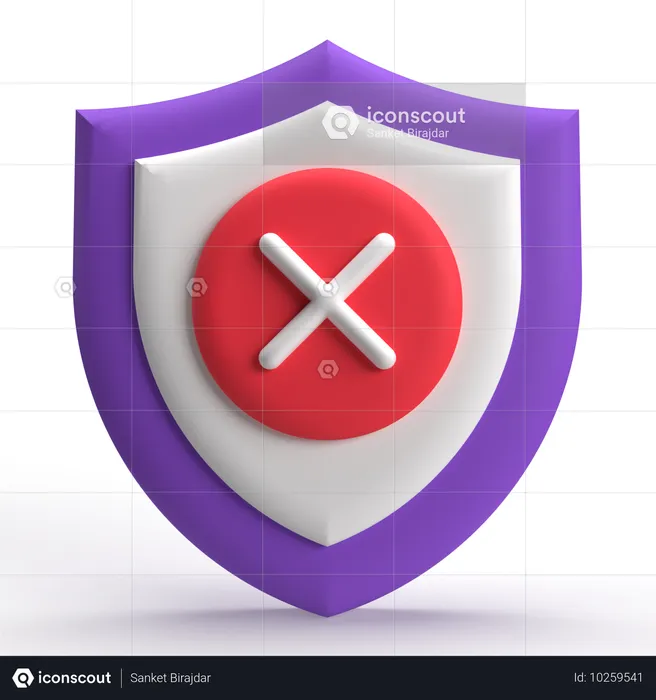 Unsecure  3D Icon