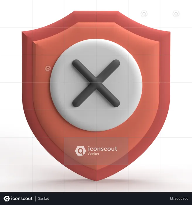 Unsecure  3D Icon