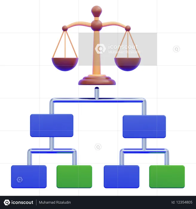 Unternehmensführung  3D Icon