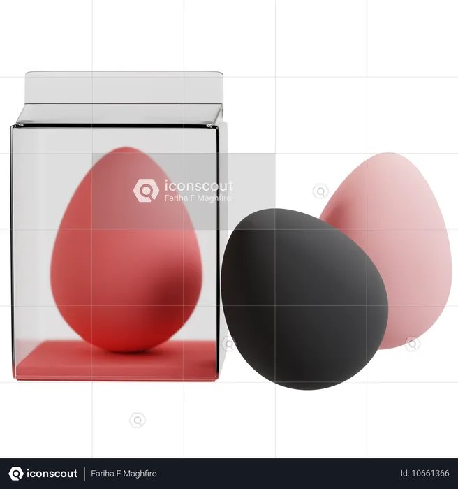 Unverzichtbare Beauty Blender zum Schminken  3D Icon