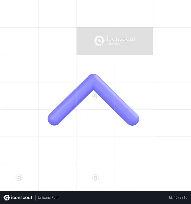 Up-arrow  3D Icon