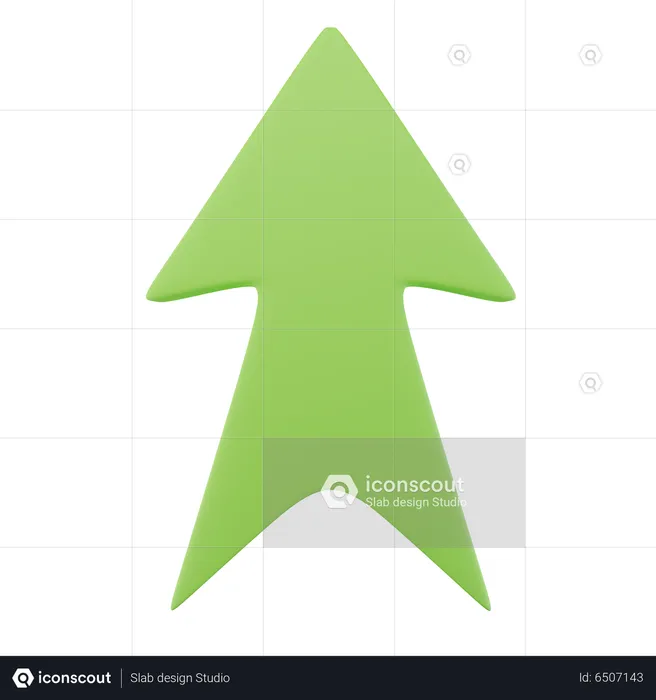 Up Arrow  3D Icon