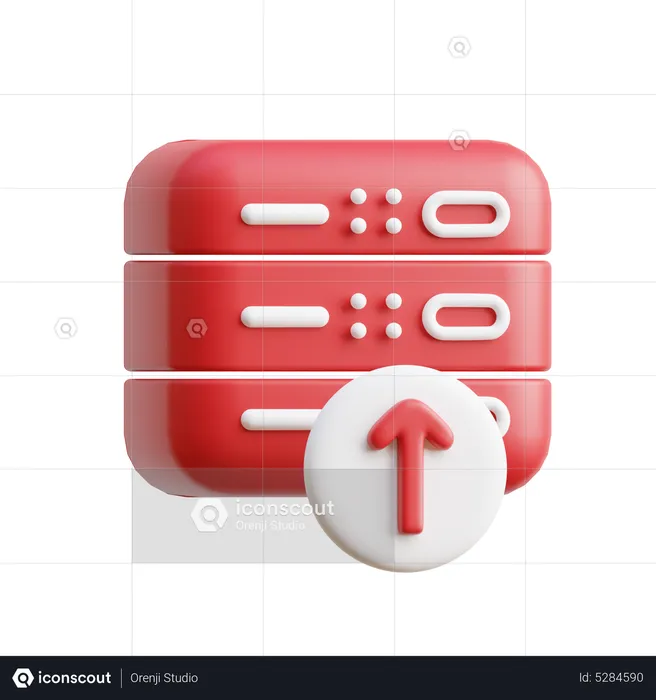 Upgrade Server Metaverse  3D Icon