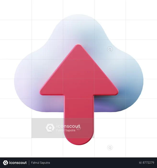 Upload Arrow  3D Icon