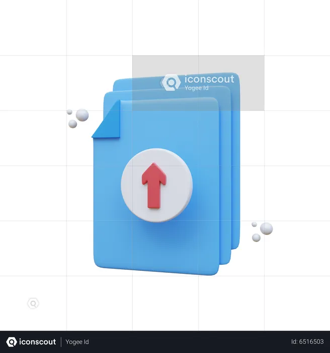 Datei hochladen  3D Icon
