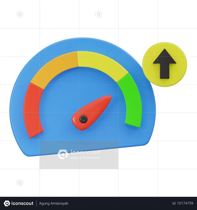 Upload Speed  3D Icon