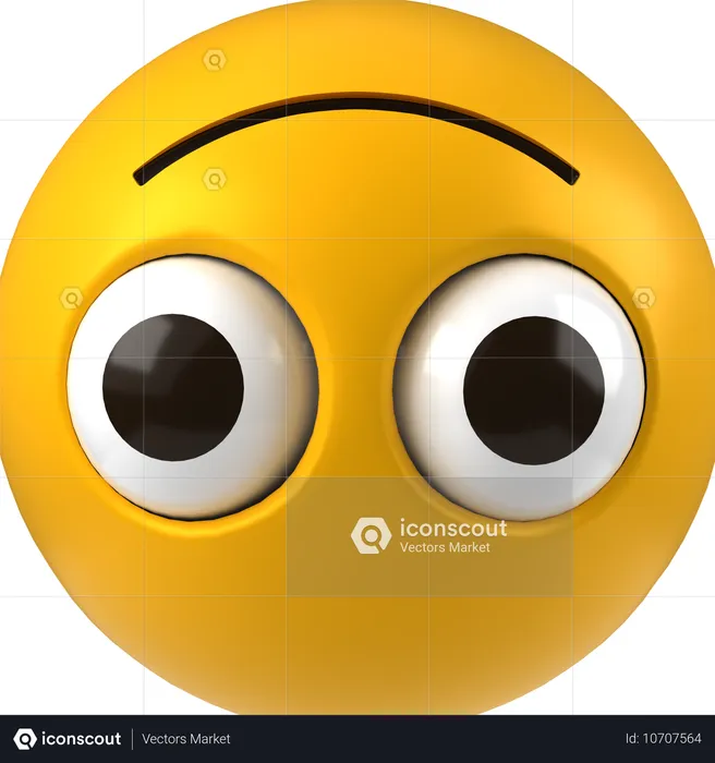 Upside Emoji  3D Icon