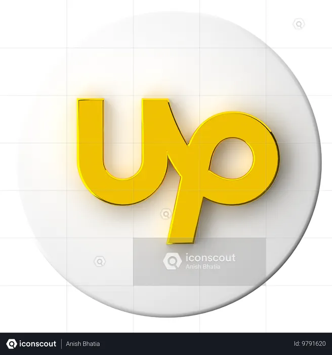 Upwork Logo 3D Icon