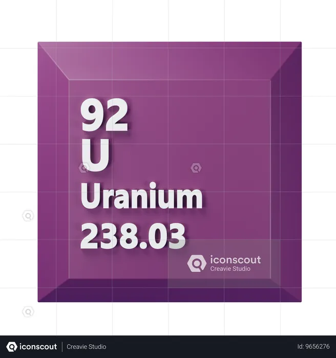 Uranium  3D Icon