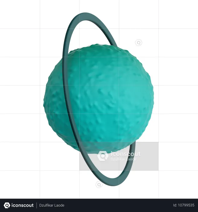 Uranus  3D Icon